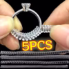 5PCS Adjustable Invisible Ring