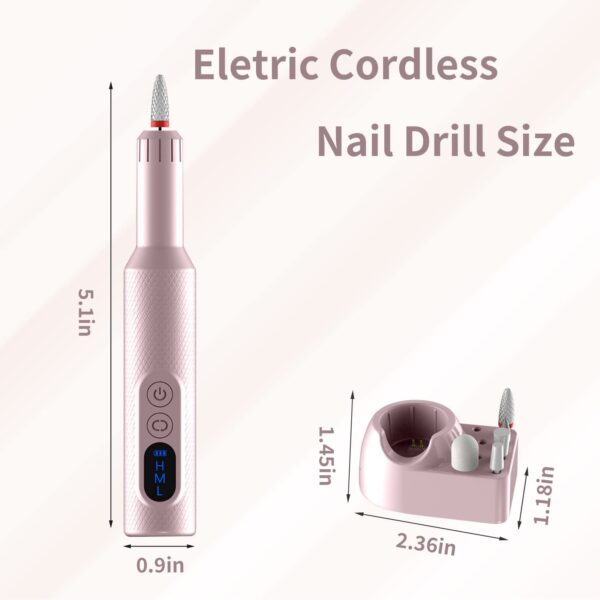 Cordless Electric Nail Drill
