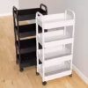 3-Tier Rolling Storage Cart - Image 3